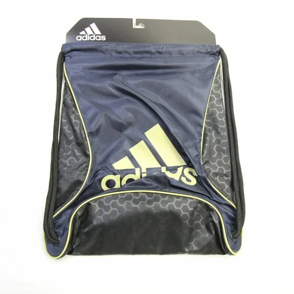 Unisex adidas Notre Dame Bolt Drawstring Backpack || EUC